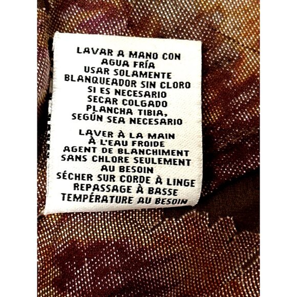 Ruby Rd Size 10 Autumn Print Mandarin Collar Button Jacket Vibrant PrintMultico - Picture 10 of 12